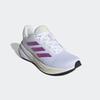 Laufschuh ADIDAS PERFORMANCE "RESPONSE", Gr. 42, cloud weiß, lila burst, pulse lime, Textil, Synthetik, sportlich, Schuhe