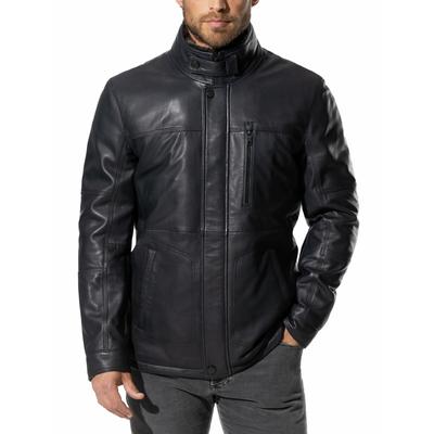 Walbusch Herren Lammnappa Lang Jacke 2in1 Blau