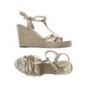 Tamaris Damen Sandale, Gr. 41, gold, kein Etikett