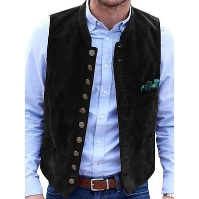 Karneval Oktoberfestbier Kostüm Trachtenweste Bayerisch Deutsch München Wiesn Herren Hochzeit Party Stoff im traditionellen Stil Image