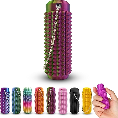 3D-Druck kleiner Autschies Schmerzstimulator Fidget Schlüsselanhänger, Angstlinderung Schmerzstimulator holpriger Fidget Schmerzstimulator Fidget Spielzeug Neuheit Geschenke für Freunde Image