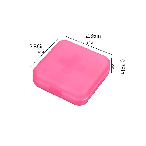 10 Stück 5 Stück 1 Stück neue tragbare Schmuckschatulle Ohrstöpselbox Zubehör Mini-Sortierbox Angelhaken Aufbewahrungsbox Medizinbox tragbare Kleinteile Anti-Verlust-Aufbewahrung Image