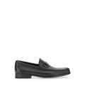Salvatore Ferragamo Loafer - Ornament Gancini Moccasin - Gr. 8 - in Schwarz - für Herren