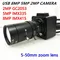 Webcam USB IMX415 avec lentille CS varifocale, 8MP, 4K, 5-50mm, boîtier 2K 5MP, caméra USB
