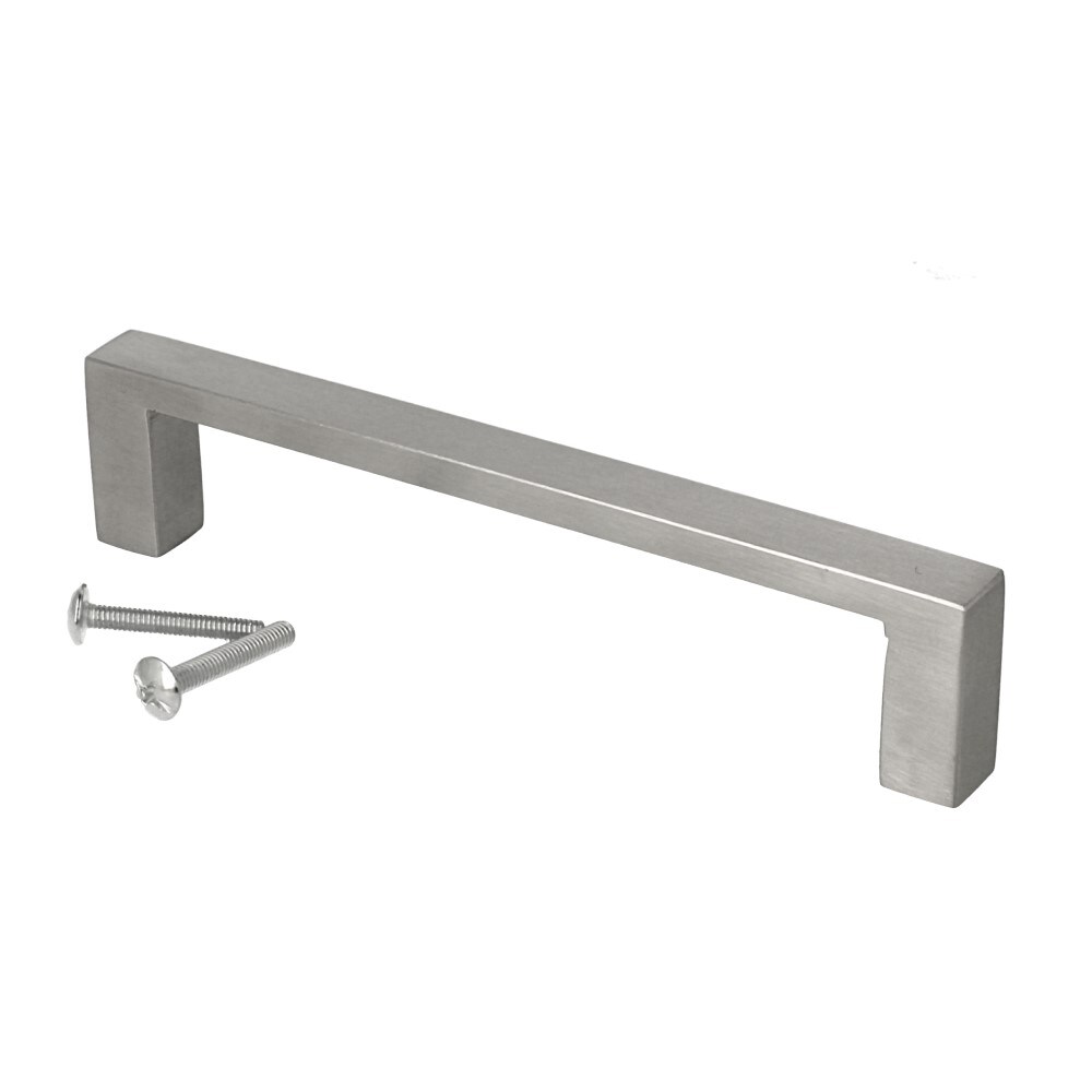 MS Beschläge Möbelgriff aus massiv Edelstahl matt gebürstet LA 288mm Stangengriff Orlando Image