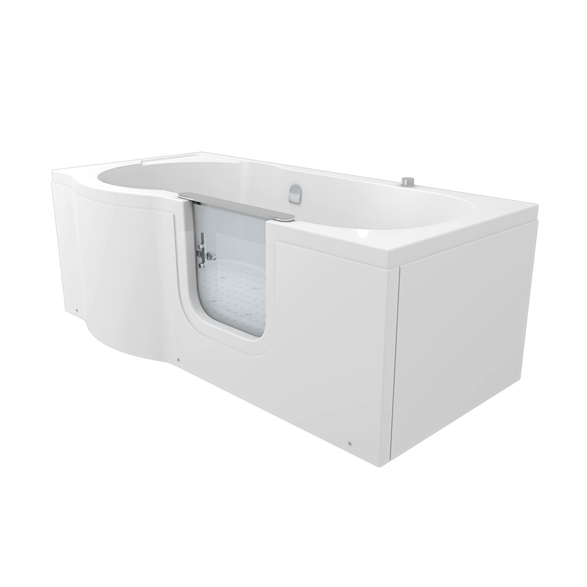 AcquaVapore Seniorenwanne mit Tür Whirlpool S12-AIR-R Badewanne 85x170cm ohne Armatur Image