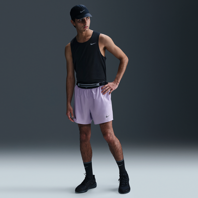 Nike Challenger Men's Dri-FIT 13cm (approx.) Brief-lined Running Shorts - Purple - Polyester