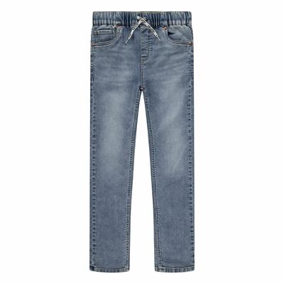 Denim Joggers with Elasticated Waist