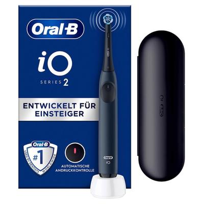 Oral-B - iO 2 in Blau + Reiseetui Elektrische Zahnbürsten 1 ct (63.79 € / 1 ct) Image