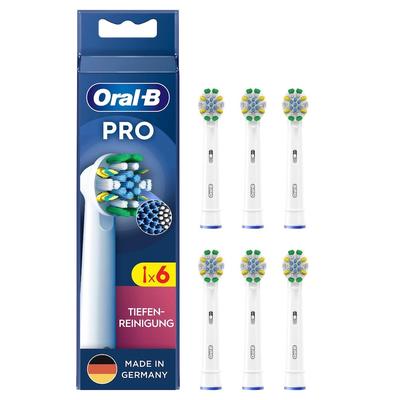 Oral-B - Pro Tiefenreinigung in Weiß Elektrische Zahnbürsten 6 ct (34.49 € / 1 ct)