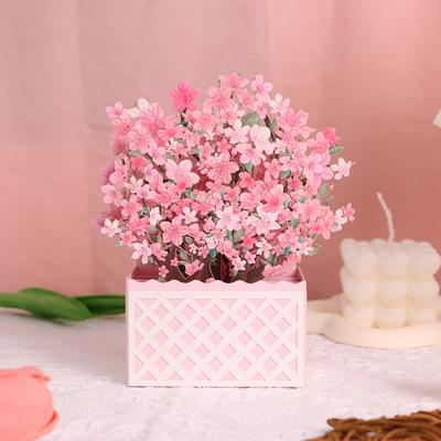 TEMU Cherry Pop-up Greeting Card With Note Card And Envelope - Valentine's Day, Birthdays, Day, Cherry Themed Items Image