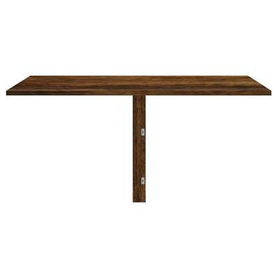TEMU Wall Folding Table Smoked Oak 100x60x56 Cm Wood Material Image
