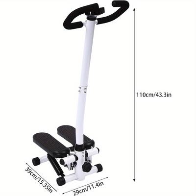 TEMU Stepper With Grab Handle And Resistance Bands For Weight Loss, Load Capacity Up To 150kg Shaping And Daily Training, Without Battery Image