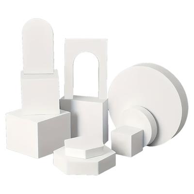 TEMU 10pcs Set Of Geometric Props For Photography, Eva Hard Foam Flat Laying Photography Accessories For Jewelry Display - Shapes And Image
