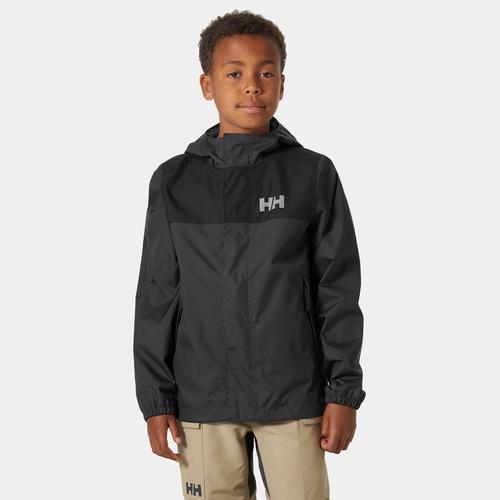 Helly Hansen Juniors’ Vancouver Rain Jacket Grey 152/12