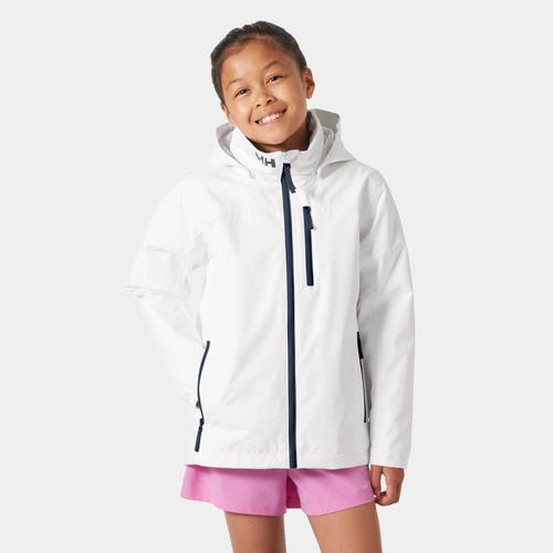 Helly Hansen Juniors' Crew Midlayer Jacket 2.0 White 164/14