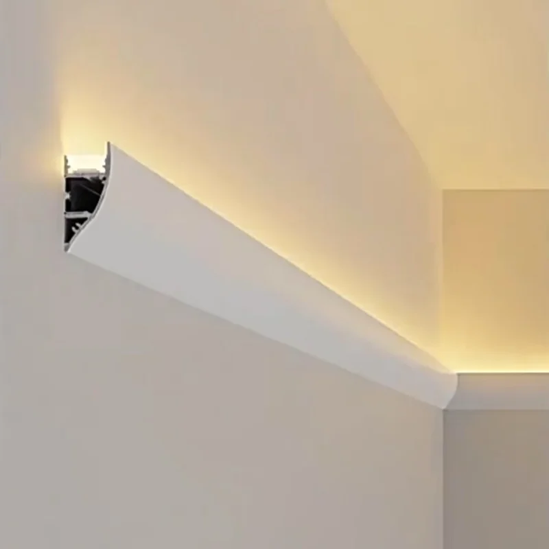 1M/2M LED-Deckenleuchte aus Aluminiumprofil, Oberflächenmontage nach oben und nach unten leuchtende LED-Wandfluter für Eckschlafzimmer und Wohnzimmer