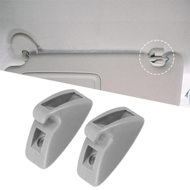 2/4 Stücke Sonnenblende Stützclip 191857559 Sonnenblende Clips Haken Stützhalterung Autozubehör Für Kaninchen 1979-1984 Image