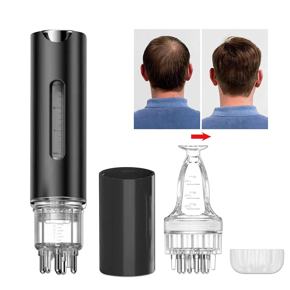 15/3 ml Tragbare Kopfhaut Applikator Flüssigkeit Kamm Mini Massage Kamm Ätherisches Öl Flüssigkeit Führung Massagegerät Anti Haarausfall kopfhaut Pflege Image