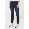 Slim-fit-Jeans SENSES.THE LABEL, Damen, Gr. 30, blau (tiefblau), Material: 78% Baumwolle, 21% Polyester, 1% Elasthan, Abriebeffekte, casual, slim fit, Jeans, mit Stretch-Anteil