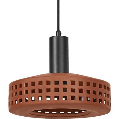 Decor Clay Windows Pendant 1XE27 Brown - Ledvance Image