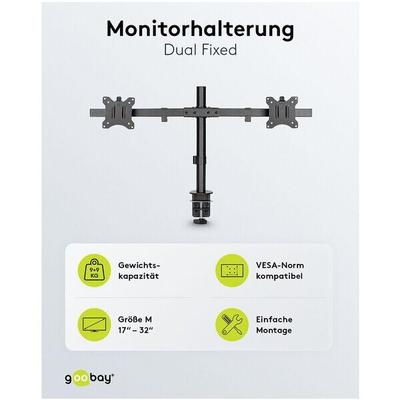 goobay Bildschirm-Schwenkarm »Fix« schwarz Image