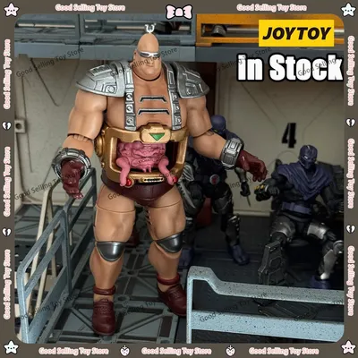 In Stock JOYTOY 1/18 Action Figure TMNT Krang Anime Figures Teenage Mutant Ninja Turtles Action