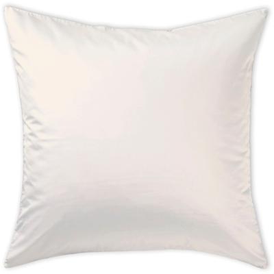 Kissenbezug CURT BAUER "Uni-Mako-Satin", grau (nebel), B:80cm L:80cm, Mako-Satin, Obermaterial: 100% Baumwolle, Kissenbezüge, Unifarben Image