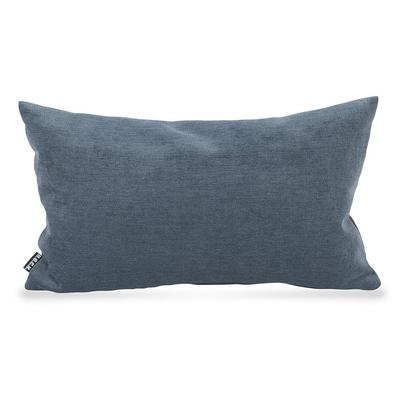 Dekokissen H.O.C.K. "Versatil Uni", blau (blau, unifarben), B:50cm L:30cm, Polyester, Dekokissen_Sitzkissen_Kissenhüllen, Kissenhülle mit Füllung, 1 Stück Image