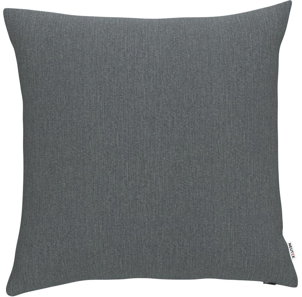 Kissenhülle NEUTEX FOR YOU "Monza-ECO" Gr. 2, grau (anthrazit), B:48cm L:48cm, Baumwolle, Bezug: 53% Polyester, 44% Baumwolle, 3% sonstige Fasern, Kissenbezüge, Kissenhülle, ohne Füllung