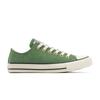 Sneaker CONVERSE "CHUCK TAYLOR ALL STAR", Gr. 37,5, foothill grün, egret, schwarz, Leder, sportlich, Schuhe