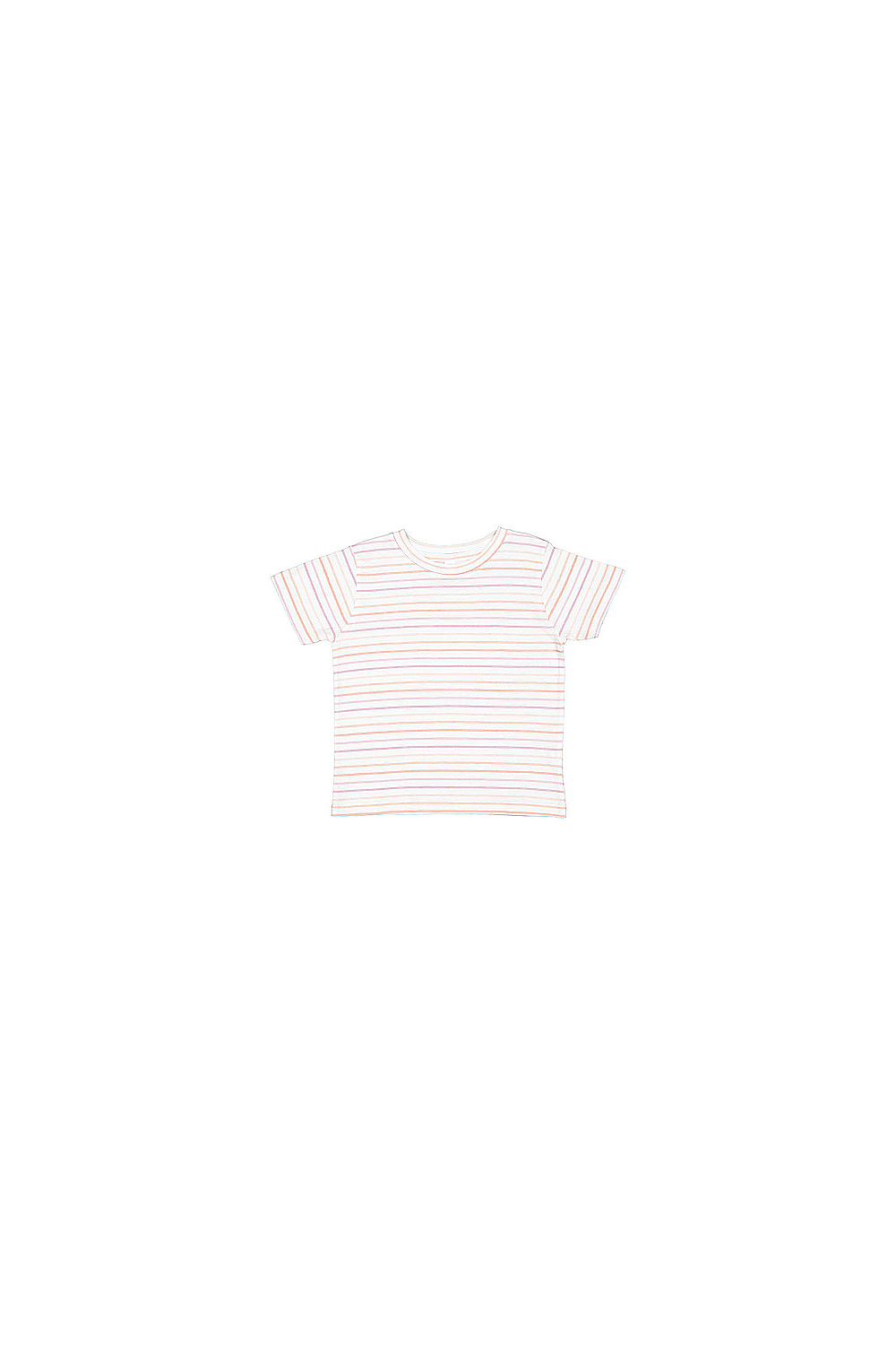 Rabbit Skins 3321 Toddler Fine Jersey T Shirt in Lilac Stripe size 7 | Cotton LA3321, RS3321