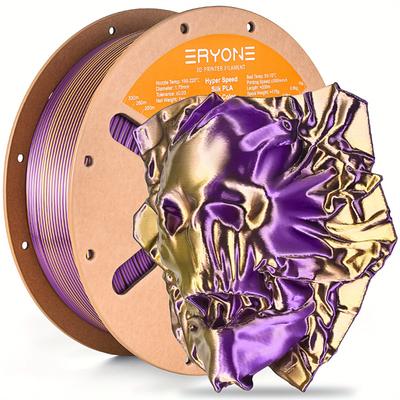 TEMU Eryone 1kg Pla 3d Printing Supplies Filament For 3d Printer, 1.75mm +/ -0.03mm, 1kg (2.2lbs)/ Spool