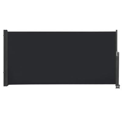 TEMU Wide Side Awning Extendable Privacy Screen Balcony Sun Protection Wind Protection Vertical Awning Outdoor Privacy Screen With Handle & Aluminum Stand Vertical Awning For Image
