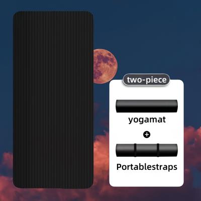 TEMU Extra Large Yoga Mat - Extra Wide & Thick High-quality Tpe Material, Non-slip Shock Absorption For Joint Protection, Durable Pink/purple/black Exercise Mat For Home Gym, Pilates, Stretching Image