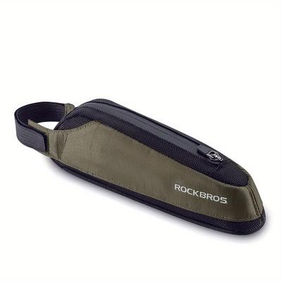 TEMU Bicycle Bag Portable Cycling Top Tube Bag Mtb Road Phone Tool Bag Reflective Ultralight Bicycle Pocket Image