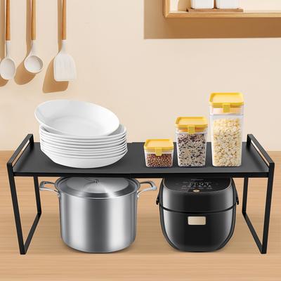 TEMU Cabinet Shelf Organizer Over The Sink Storage Rack Adjustable Countertop For Kitchen, Standing Shelf Image