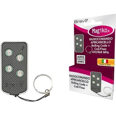 Bravo - Fernbedienung Garagentoröffner Rolling Code 4 Kanäle 433/868 Mhz 90502178 Image