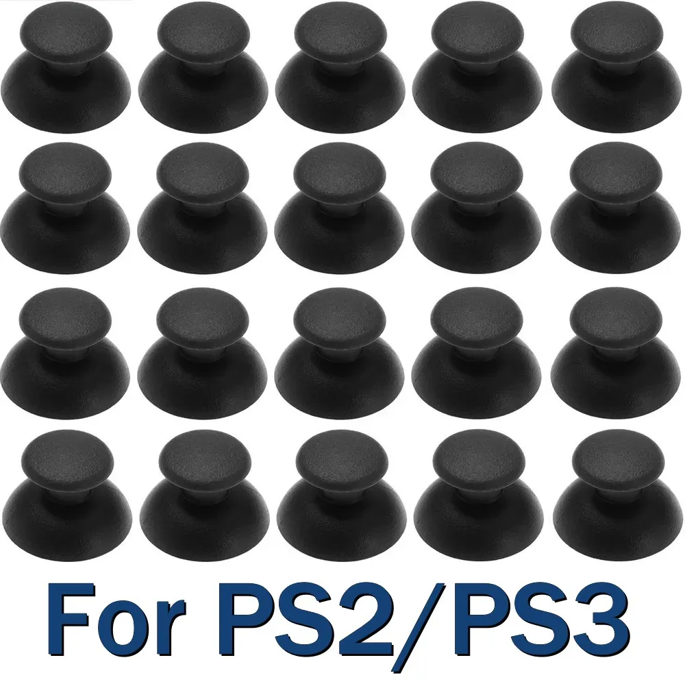10-100pcs Analog Cover 3D Shell Thumb Stick Joystick Thumbstick Mushroom Cap For Sony PlayStation 3 PS2 PS3 Controller