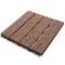 Pressed Balcony Flooring 30x30cm Waterproof Easy Cut Clean Non Slip Outdoor Patio Floor Tiles Garden