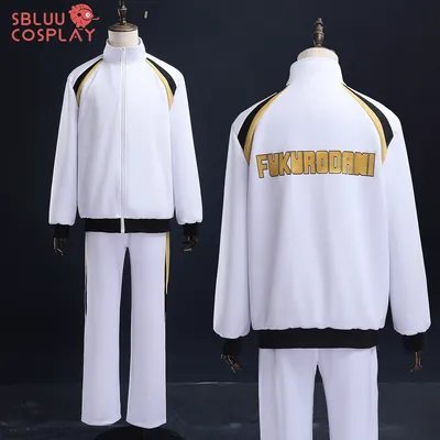 Sbluucosplay anime kotaro bokuto akaashi keiji cosplay kostüm fukurodani high school uniform trikot Image