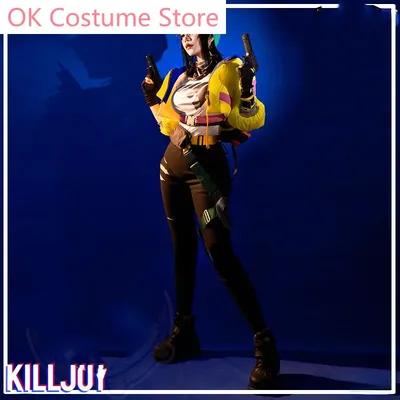 C0WOWO Valorant Killjoy Cosplay Kostüm Cos Spiel Anime Party Uniform Owen Spielen Rolle Kleidung Image