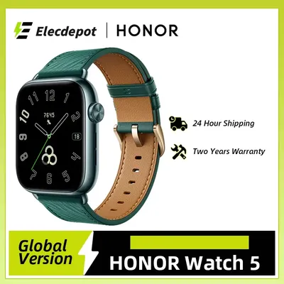 Globale Version HONOR Watch 5 Smartwatch, präzise GPS-Tracking, schneller Gesundheits-Scan, 1,85 Image