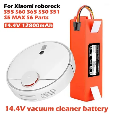 14,4 V 6500 mAh Original Ersatz Batterie Für Xiaomi Roborock S6 S7 MaxV Q5 Q7 MAX Roboter Image