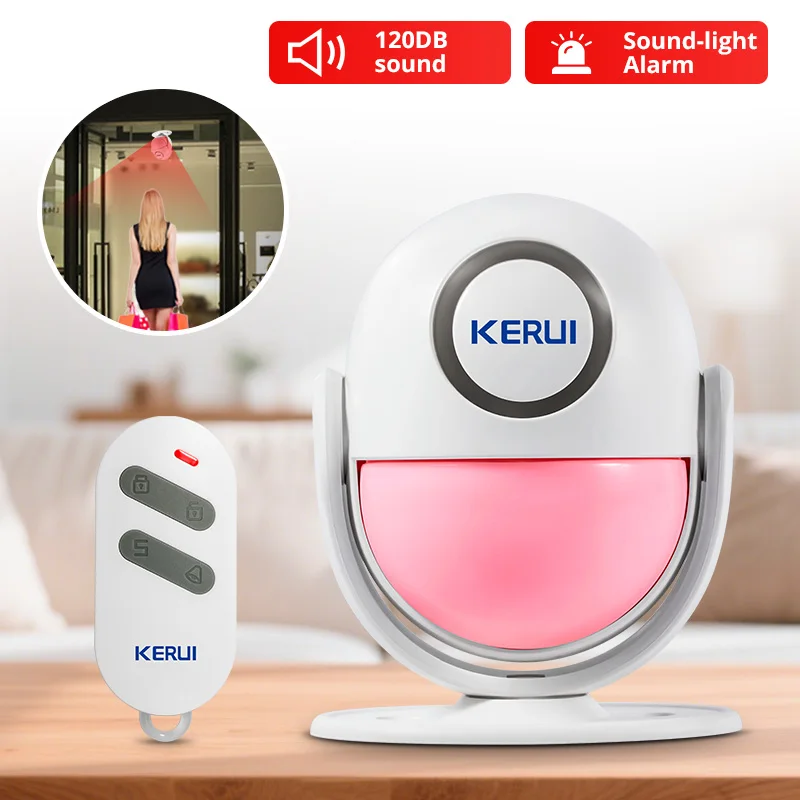 KERUI Willkommen Türklingel Infrarot Chime Türklingel Drahtlose Einstellbare Lautstärke Türklingel PIR Motion Detektor Alarm Für Home Shop Shop Image