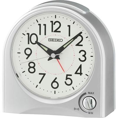 Quarzwecker SEIKO, silber (silberfarben), Wecker, Wecker, Reisewecker, Piepalarm, Schlafzimmer, Geschenkidee Image