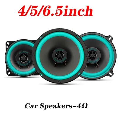 1Pcs 4/5/6,5 Zoll HiFi Koaxial Subwoofer 100W/160W Auto Automotive audio Musik Stereo 12V Full Range Image