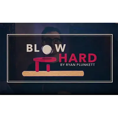 Blow Hard Trick von Ryan Plunkett Gimmicks Close Up Zaubertricks Illusionen Street Magia Floating Image