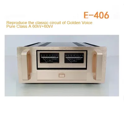 E-406 HIFI-Leistungsverstärker der Klasse A und B, 110 V/220 V, kontinuierliche Ausgangsleistung (20 Hz–200 Hz), S/N-Signal-Rausch-Verhältnis Image