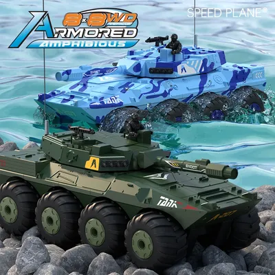 1/32 RC Tank 4CH 2.4G Remote Control Car Vehicles Radio Controlled Electronic Crawler Military Tank WW2 Toys for Boys Gift
